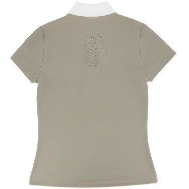 Turnierpolo Equithème Suzanne Damen Maulwurf Braun