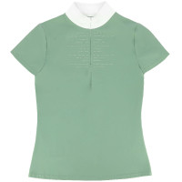 Turnierpolo Equithème Suzanne Damen Hellgrün Grün Turnierpolo Equithème Suzanne Damen Hellgrün Grün