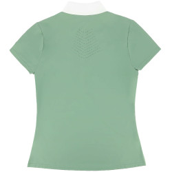 Turnierpolo Equithème Suzanne Damen Hellgrün Grün Turnierpolo Equithème Suzanne Damen Hellgrün Grün