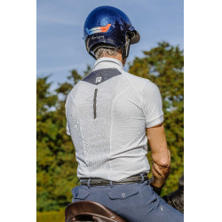 Equithème Chris Herren-Turnierpoloshirt Weiß Wei&szlig;
