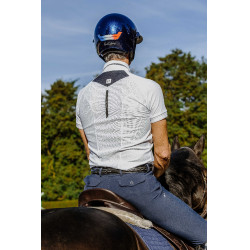 Equithème Chris Herren-Turnierpoloshirt Weiß Wei&szlig;