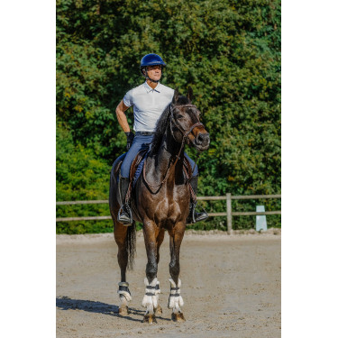 Equithème Chris Herren-Turnierpoloshirt Weiß Wei&szlig;