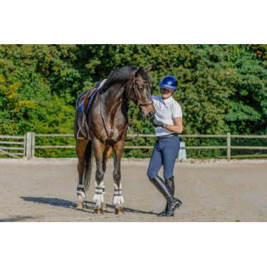 Equithème Chris Herren-Turnierpoloshirt Weiß Wei&szlig;
