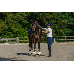 Equithème Chris Herren-Turnierpoloshirt Weiß Wei&szlig;