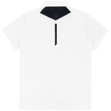 Equithème Chris Herren-Turnierpoloshirt Weiß Wei&szlig;