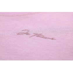 Kinder- und Junior-T-Shirt Je t'aime Equithème Bonnie Malve Lila