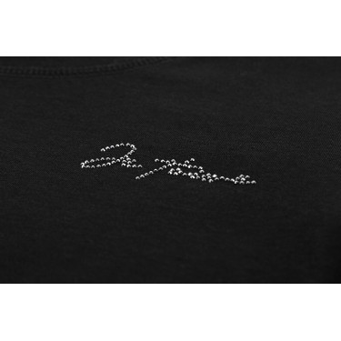 T-Shirt Je t’aime Equithème Bonnie Damen Schwarz