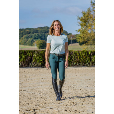 T-Shirt Je t’aime Equithème Bonnie Damen Grün / Minze