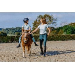 T-Shirt Je t’aime Equithème Bonnie Damen Grün / Minze