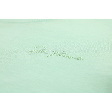 T-Shirt Je t’aime Equithème Bonnie Damen Grün / Minze