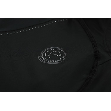 Ärmelloses T‑Shirt Je t’aime Equithème Carla Damen Schwarz