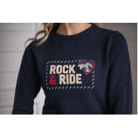 Damenpullover Pénélope Florida Marine Marineblau