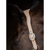 Equestrian Stockholm Anatomic-Lederhalfter mit Glitzer Full Braun