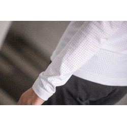 Turnierpolo Eden by Pénélope Bruges Mesh Weiß Wei&szlig;