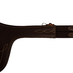 Gurt mit Bauchlatz Kentucky Braun