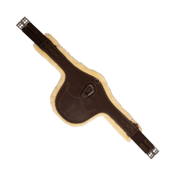 Gurt mit Schaffell Kentucky Braun