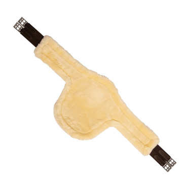 Gurt mit Schaffell Kentucky Braun