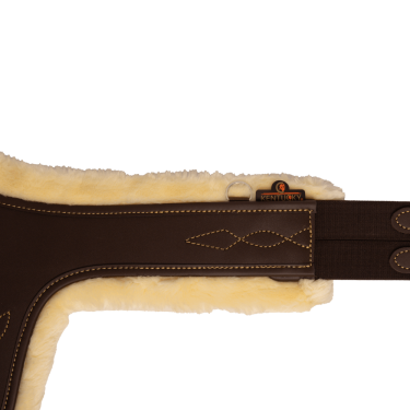 Gurt mit Schaffell Kentucky Braun