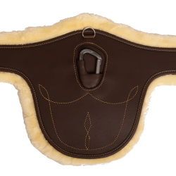 Gurt mit Schaffell Kentucky Braun