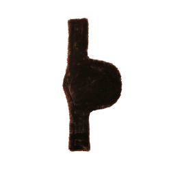 Abnehmbares Lammfell für Kentucky Bauchgurte Braun Abnehmbares Lammfell für Kentucky Bauchgurte Braun