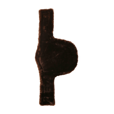 Abnehmbares Lammfell für Kentucky Bauchgurte Braun Abnehmbares Lammfell für Kentucky Bauchgurte Braun