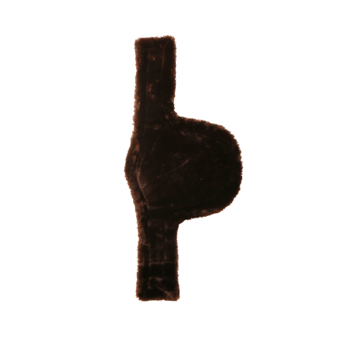 Abnehmbares Lammfell für Kentucky Bauchgurte Braun Abnehmbares Lammfell für Kentucky Bauchgurte Braun