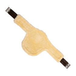 Abnehmbares Lammfell für Kentucky Bauchgurte Braun Abnehmbares Lammfell für Kentucky Bauchgurte Braun