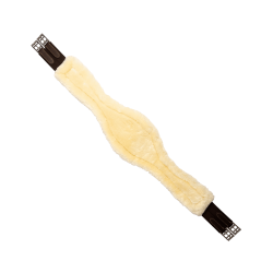 Abnehmbares Lammfell für anatomischen Gurt Kentucky Braun