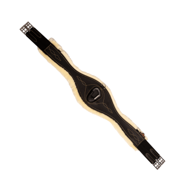 Anatomischer Gurt Schaffell Kentucky Schwarz