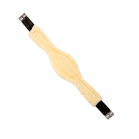 Anatomischer Gurt Schaffell Kentucky Schwarz