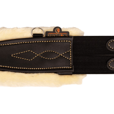 Anatomischer Gurt Schaffell Kentucky Schwarz