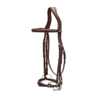 Trensenzaum mit verstellbarem deutschem Reithalfter New English Collection by Dy'on Braun