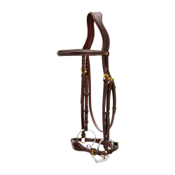 Trensenzaum mit verstellbarem Hannoverschem Reithalfter D Collection by Dy'on Braun Trensenzaum mit verstellbarem Hannoverschem Reithalfter D Collection by Dy'on Braun