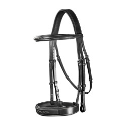 Reithalfter mit breitem Nasenriemen Hunter US Collection by Dy'on Schwarz