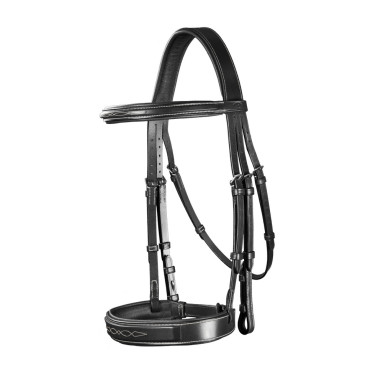 Reithalfter mit breitem Nasenriemen Hunter US Collection by Dy'on Schwarz