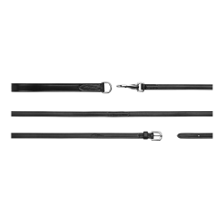 Deutsche Zügel Full Leather 1/2 Working By Dy'on Schwarz Deutsche Zügel Full Leather 1/2 Working By Dy'on Schwarz