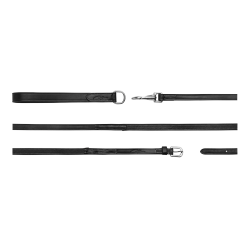 Deutsche Hunter 1/2 Working-Zügel von Dy'on Schwarz