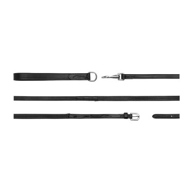 Deutsche Hunter 1/2 Working-Zügel von Dy'on Schwarz