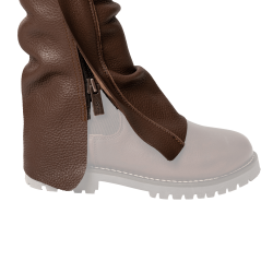 Lange Chaps Leder Dy'on Braun Lange Chaps Leder Dy'on Braun