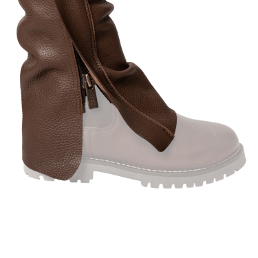 Lange Chaps Leder Dy'on Braun Lange Chaps Leder Dy'on Braun