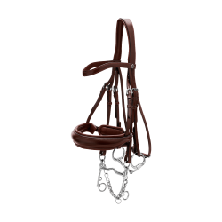 Trense Nasenriemen Large Mat Working By Dy'on Braun Trense Nasenriemen Large Mat Working By Dy'on Braun