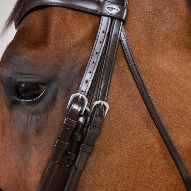 Trense Nasenriemen Large Mat Working By Dy'on Braun Trense Nasenriemen Large Mat Working By Dy'on Braun