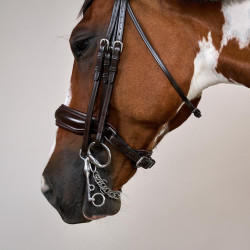 Trense Nasenriemen Large Mat Working By Dy'on Braun Trense Nasenriemen Large Mat Working By Dy'on Braun