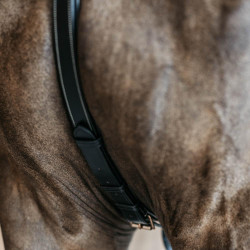 Fünfpunktbrustblatt mit Elastik D Collection Dy'on Schwarz