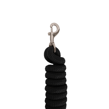 Trainingslonge Dy'on mit Karabinerhaken Schwarz