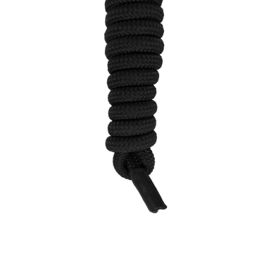 Trainingslonge Dy'on mit Karabinerhaken Schwarz