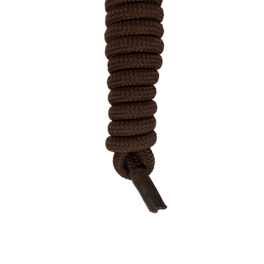 Trainingslonge Dy'on mit Karabinerhaken Braun