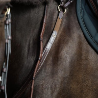 Brustblatt mit geflochtenem Steg D Kollektion Dy'on Schwarz Brustblatt mit geflochtenem Steg D Kollektion Dy'on Schwarz