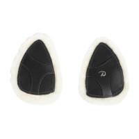 Schutzpolster für Vorderzeug aus veganem Schaffell von Dy'on Schwarz Schutzpolster für Vorderzeug aus veganem Schaffell von Dy'on Schwarz