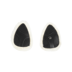 Schutzpolster für Vorderzeug aus veganem Schaffell von Dy'on Schwarz Schutzpolster für Vorderzeug aus veganem Schaffell von Dy'on Schwarz